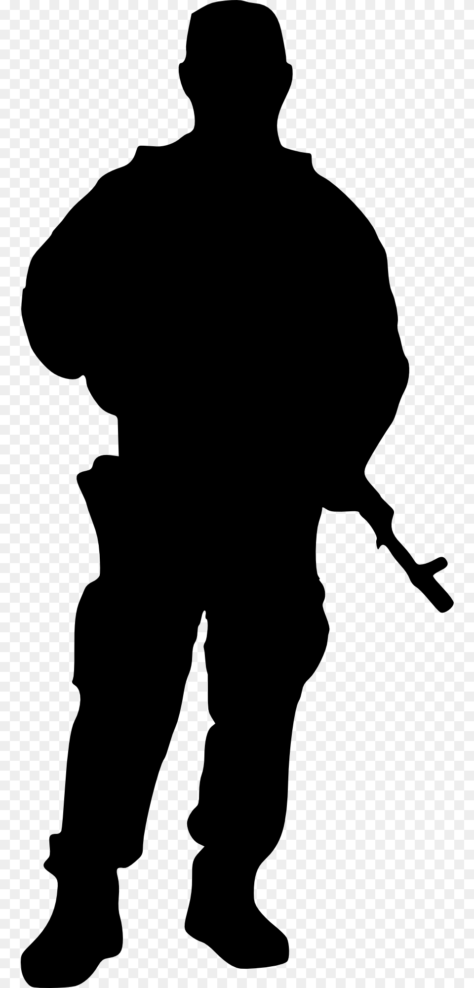 Soldier Silhouette Princess Leia Silhouette, Adult, Male, Man, Person Free Png Download