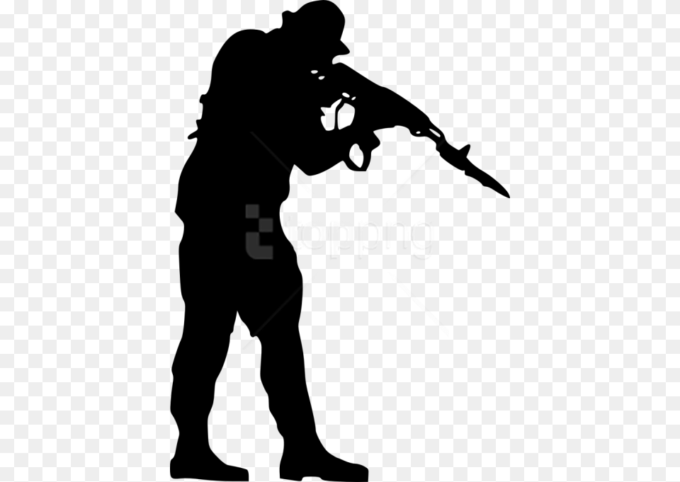 Soldier Silhouette Silhouette Soldier, Adult, Male, Man, Person Free Png Download