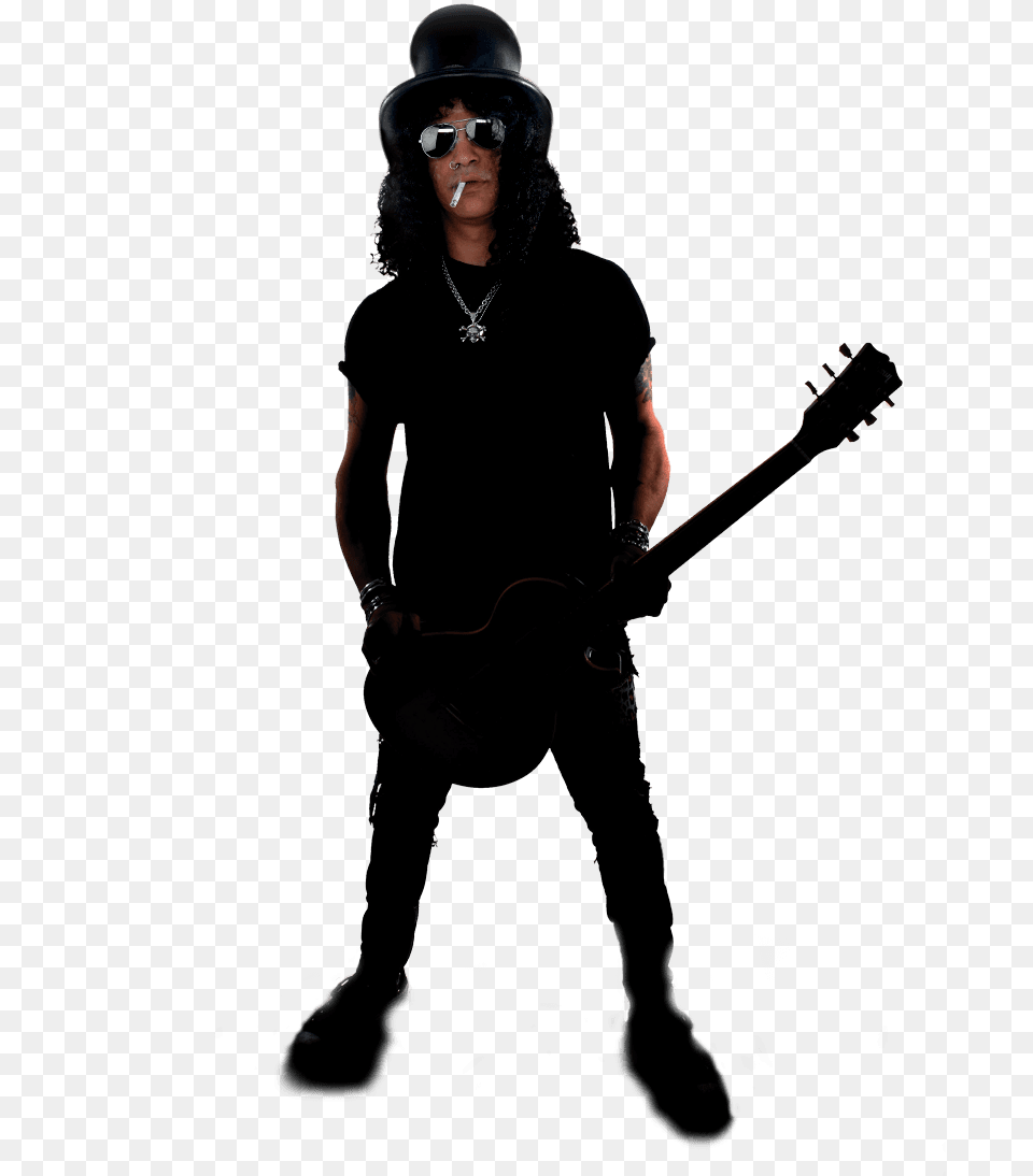 Soldier Svg Attention Silhouette Slash Guns And Roses, Man, Male, Musical Instrument, Person Free Transparent Png