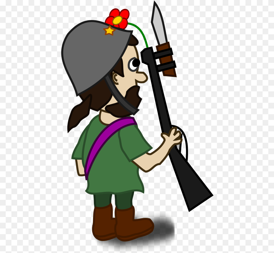 Soldier Svg Clip Arts Guy Back Cartoon, Baby, Elf, Person Free Png Download