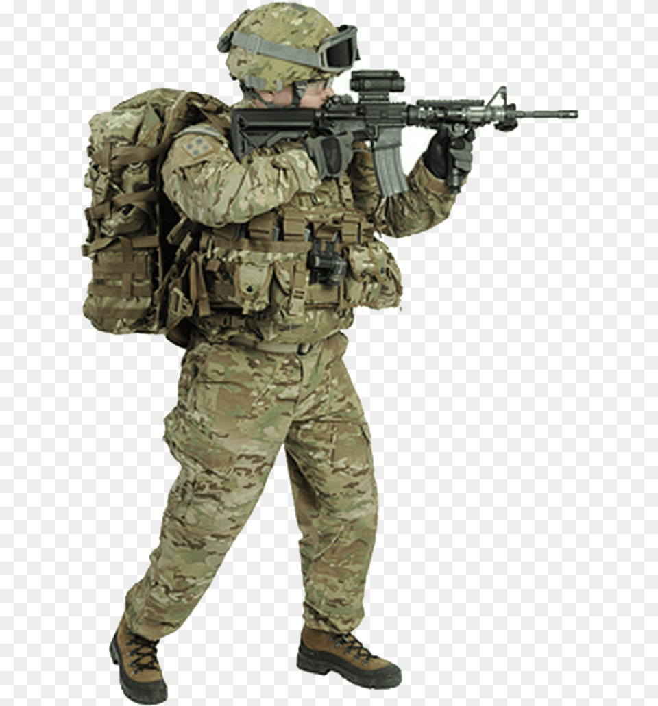 Soldier Transparent Soldier, Weapon, Firearm, Gun, Rifle Png Image