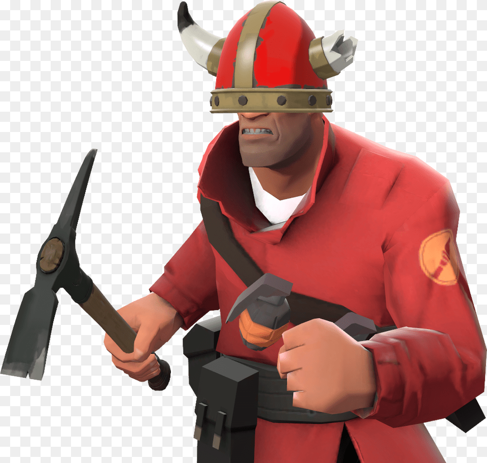 Soldier With The Tyrant39s Helm Tf2 Tf2 Soldier Tyrant39s Helm, Clothing, Hardhat, Helmet, Person Free Transparent Png