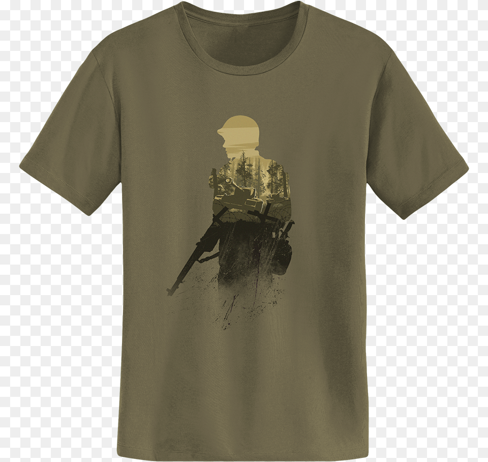 Soldier Woods Tee Active Shirt, Clothing, T-shirt, Adult, Male Free Png Download