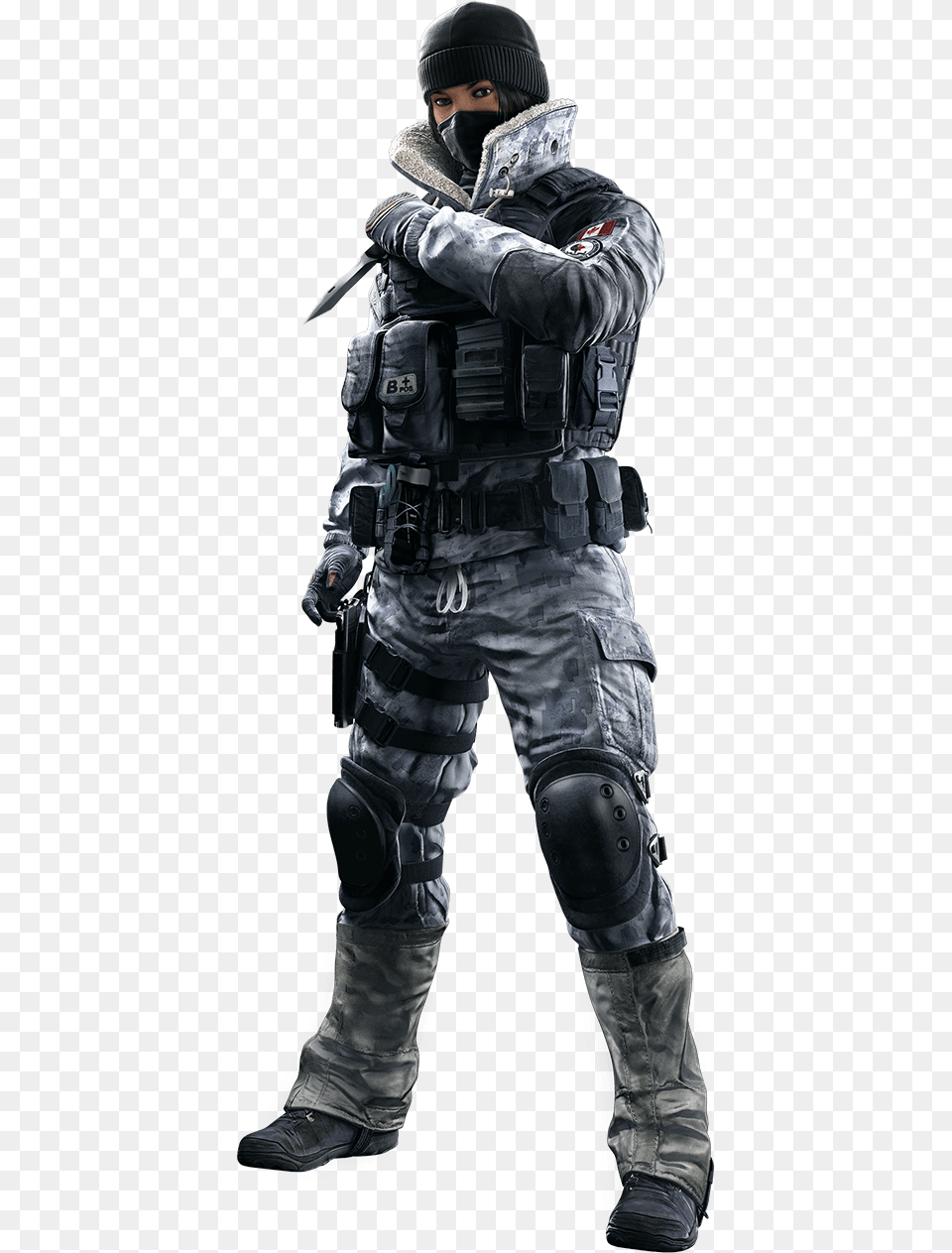 Soldieraction Figureballistic Vestpersonal Protective Frost Rainbow Six Siege, Adult, Person, Man, Male Free Png