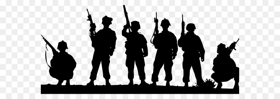 Soldiers Gray Free Png Download