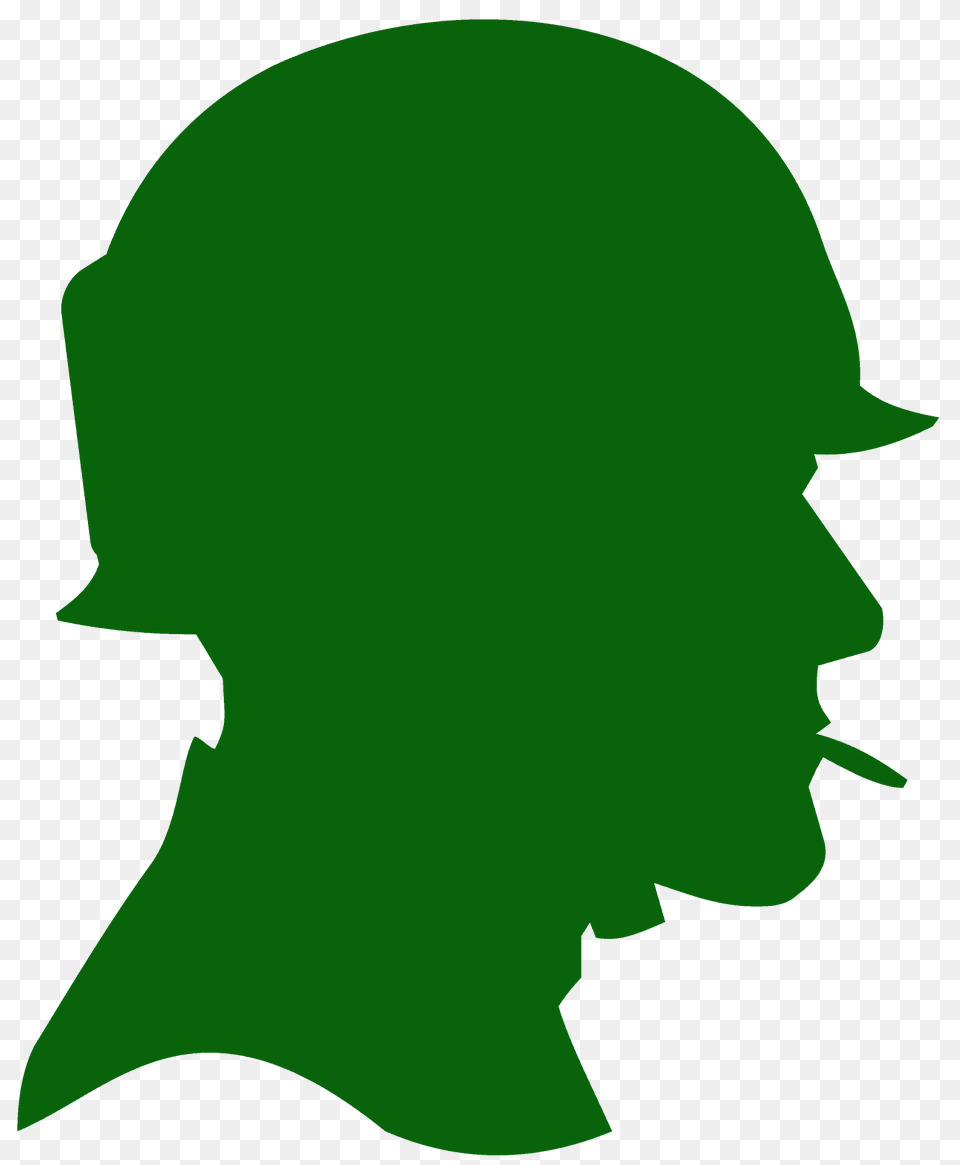 Soldiersilhouette Silhouette, Head, Person, Face Free Transparent Png