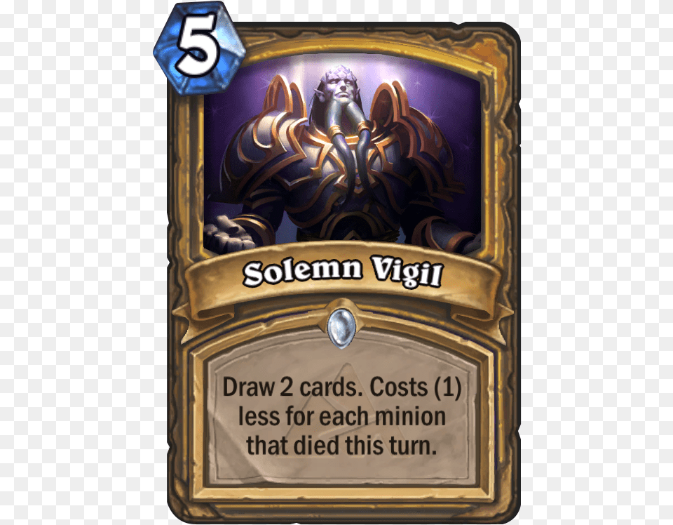Solemn Vigil Card Shrink Ray Hearthstone, Book, Publication, Baby, Person Free Png