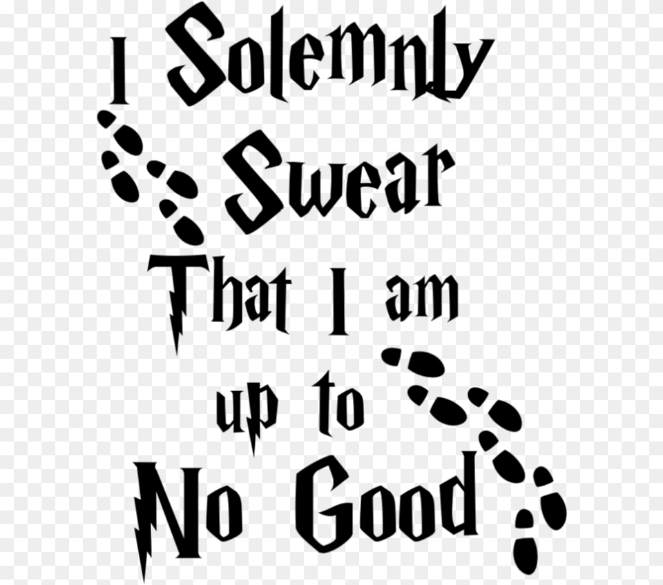 Solemnly Swear That I Am Up, Gray Png