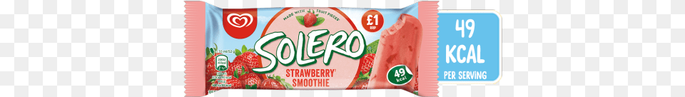 Solero Strawberry Smoothie Eskimo Eis Solero Strawberry, Food, Ketchup Free Png Download