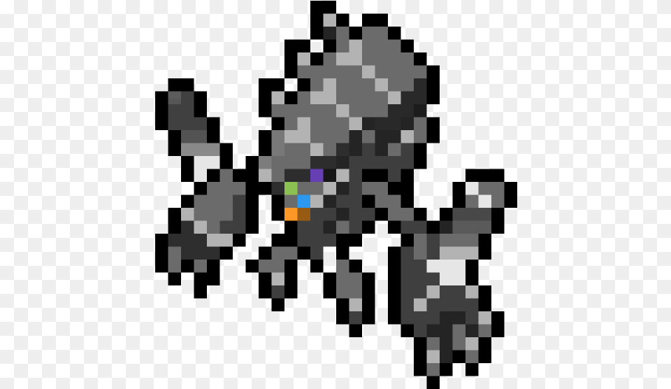 Solgaleo Pixel Art Pokemon, Qr Code Png Image
