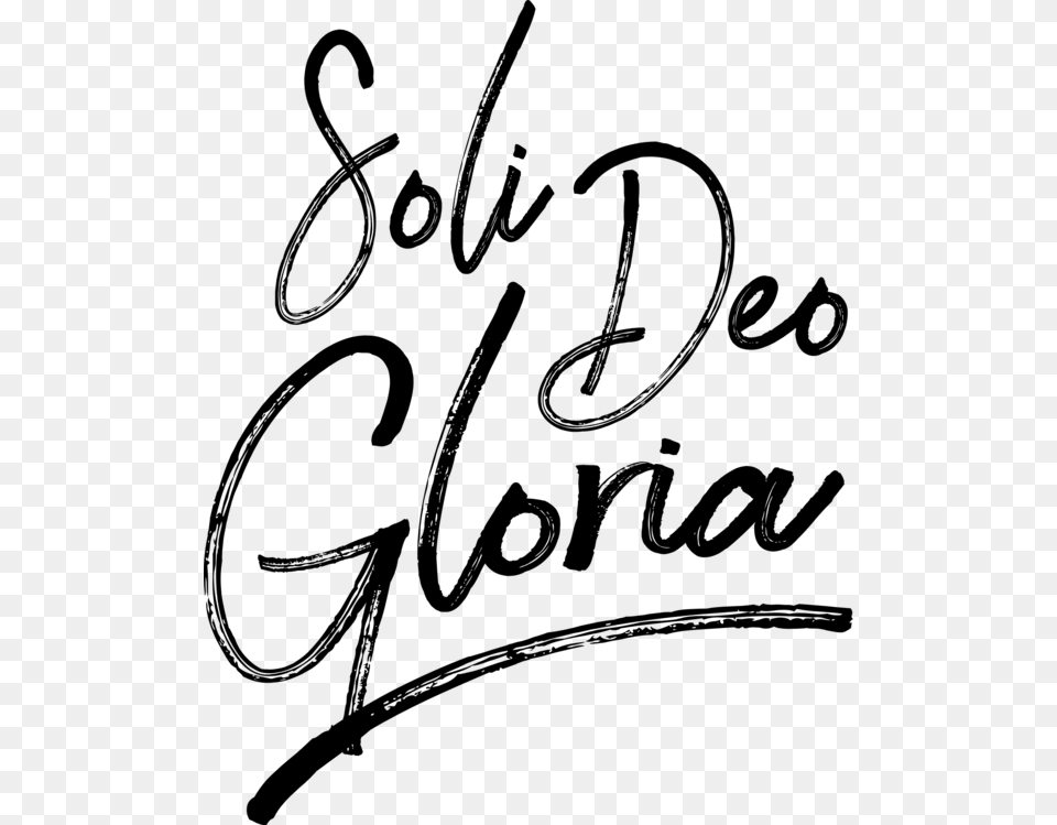 Soli Deo Gloria God Reformation Protestantism Freie, Gray Png Image