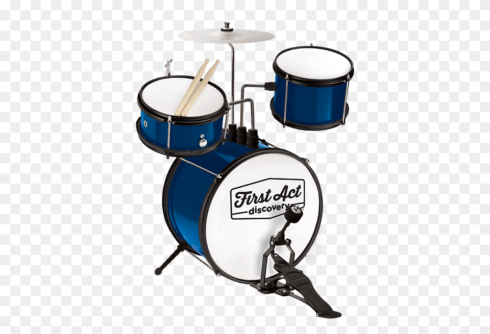 Solid Blue Drum Set First Act Discovery, Musical Instrument, Percussion Free Png Download