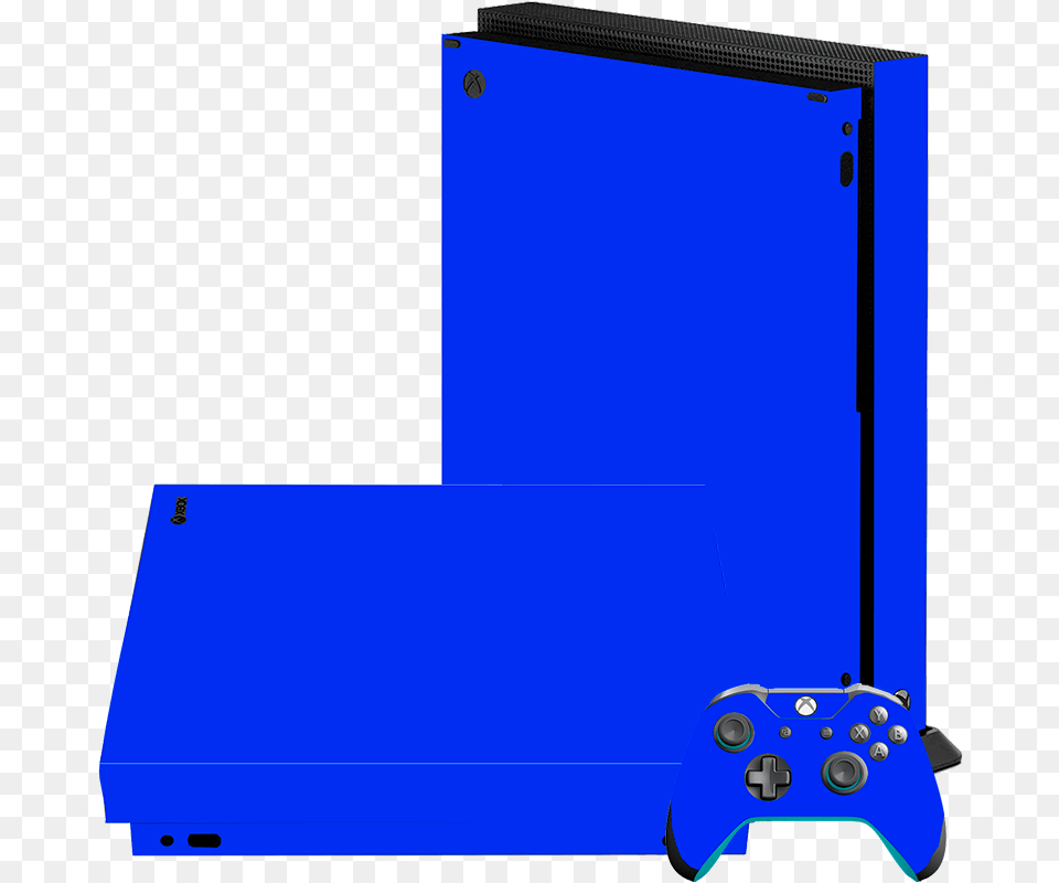 Solid Color Matte Blue Xbox One X Skin Console U0026 Controller Video Games Free Png