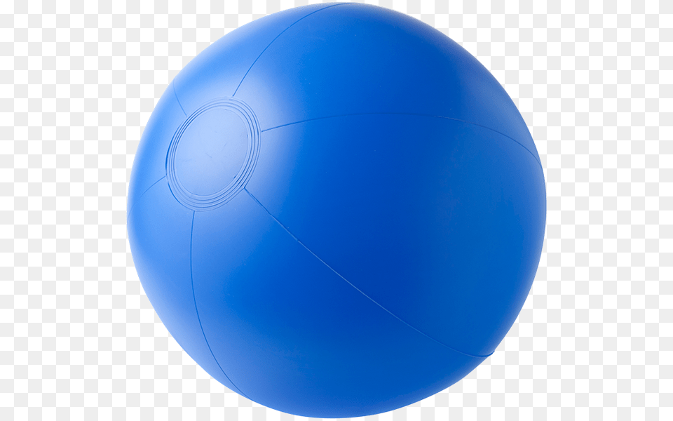 Solid Colour Inflatable Beach Ball Br4188 Ball In Blue Colour, Sphere Free Png