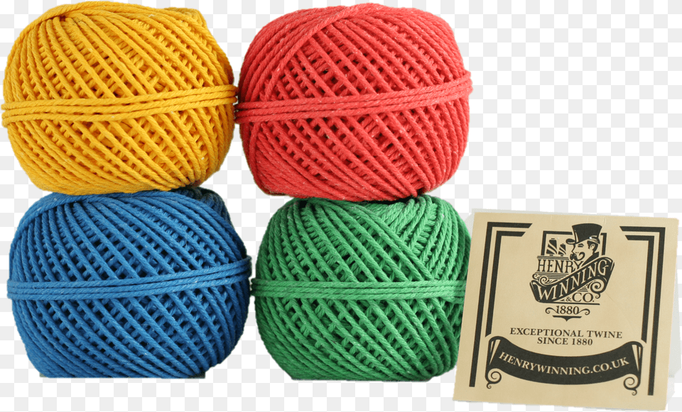 Solid Coloured Cotton Twinestring Balls Free Png Download