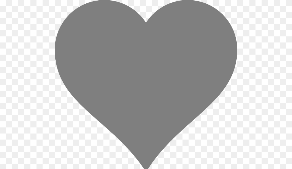 Solid Dark Grey Heart Clip Art At Clker Grey Heart Clipart Free Transparent Png