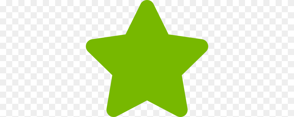 Solid Line Green Star Clip Art, Star Symbol, Symbol Free Png