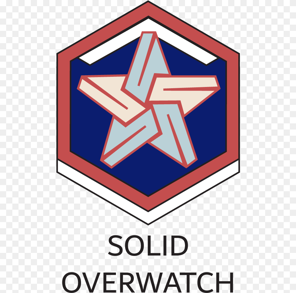 Solid Overwatch Logo With Text, Symbol, Emblem Png Image