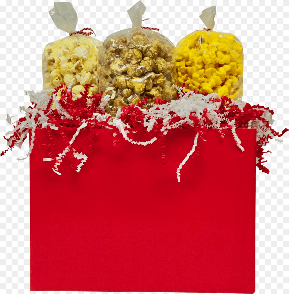 Solid Red Gift Box Illustration, Food, Popcorn, Snack Free Transparent Png