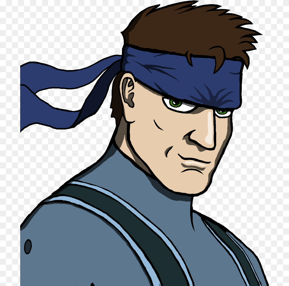 Solid Snake Cartoon, Person, Adult, Man, Male Free Png Download