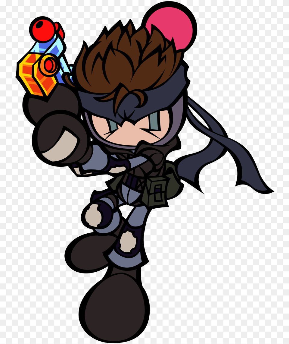 Solid Snake Super Bomberman R Snake, Book, Comics, Publication, Baby Free Png