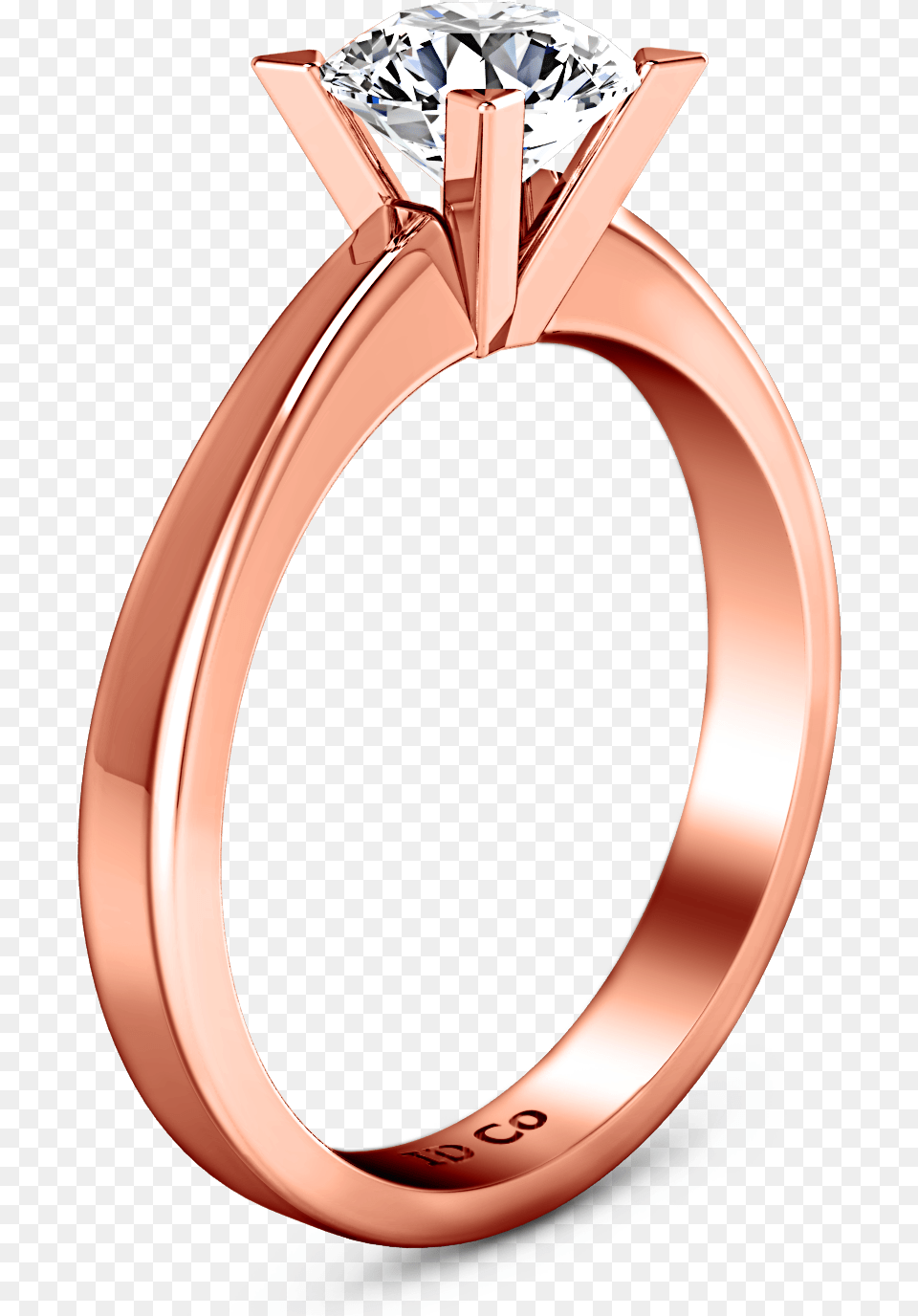 Solitaire Engagement Ring Icon 14k Rose Gold Engagement Ring, Accessories, Jewelry, Diamond, Gemstone Png