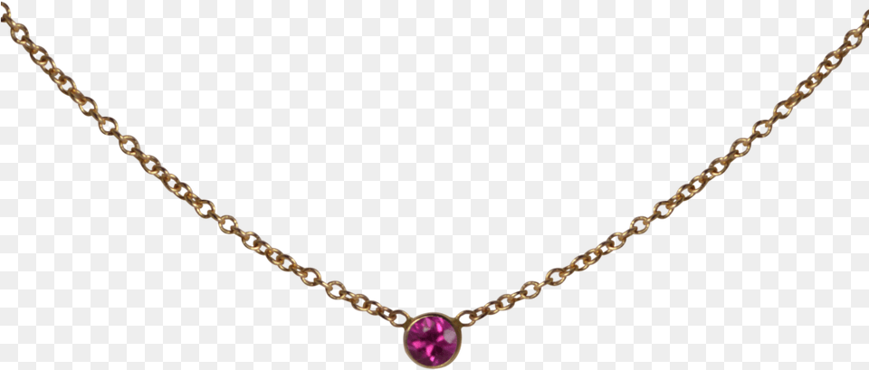Solitaire Pink Sapphire Necklace Necklace, Accessories, Jewelry, Gemstone Png Image