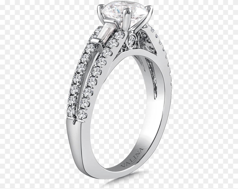 Solitaire With Side Accents Engagement Ring, Accessories, Diamond, Gemstone, Jewelry Png Image