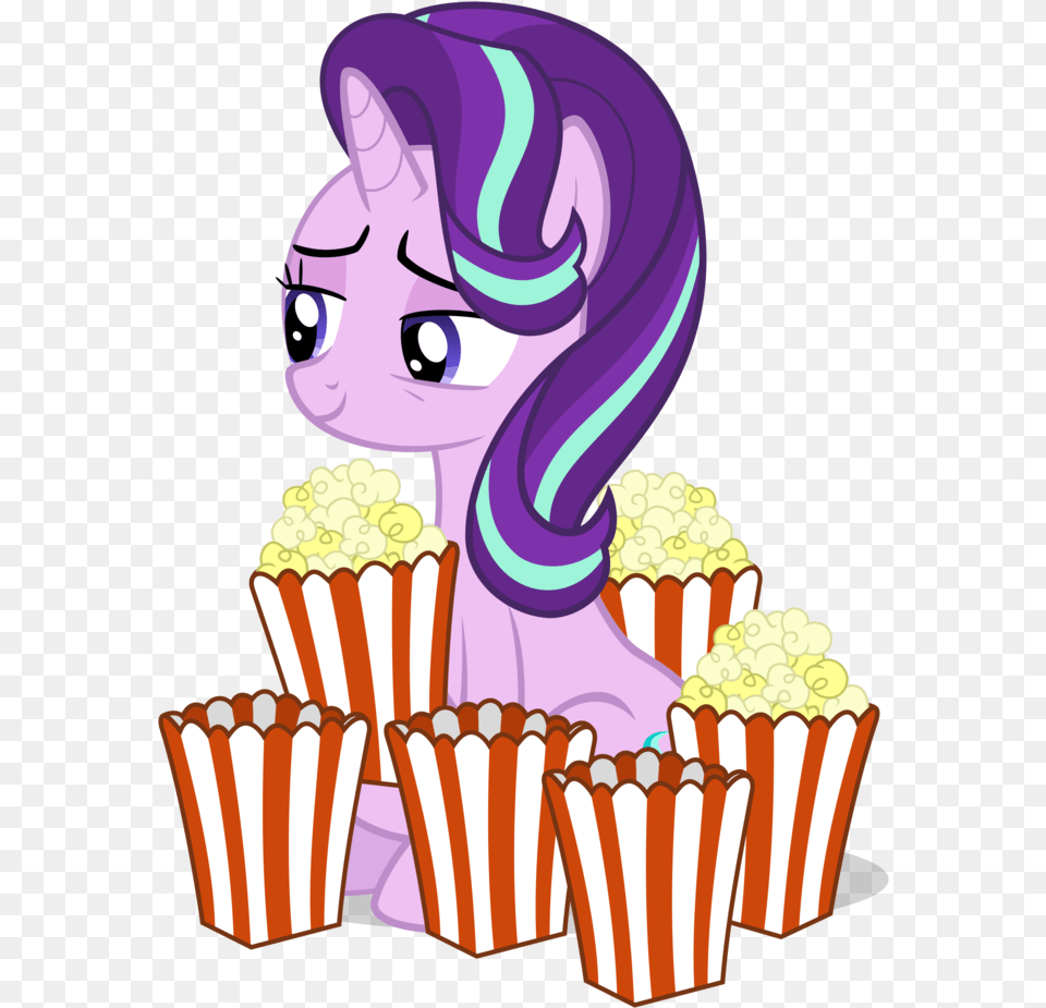 Sollace Comb Over Food Popcorn Safe Mlp Starlight Glimmer Popcorn, Cake, Cream, Cupcake, Dessert Free Png