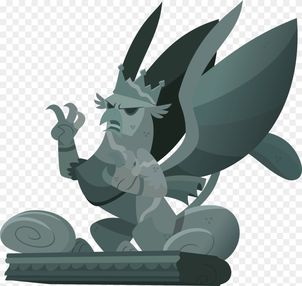 Sollace Griffon King Grover Object Safe Simple Mlp Object Vectors, Accessories, Art, Ornament, Gargoyle Png