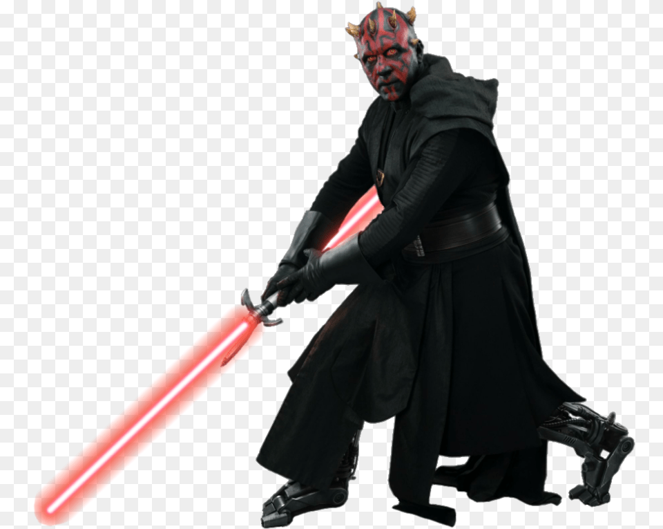 Solo A Star Wars Story Darth Maul Transparent Darth Maul, Clothing, Glove, Adult, Person Free Png