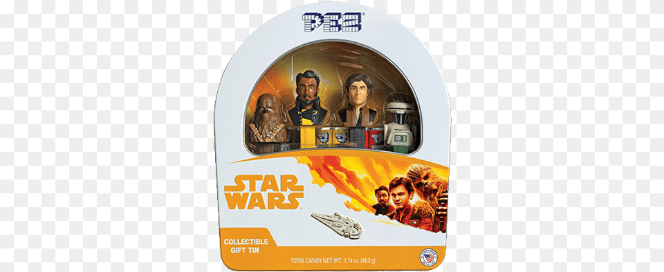 Solo A Star Wars Storyu0027 Pez Dispensers Available Now Pez Star Wars Han Solo, Advertisement, Poster, Adult, Female Png Image