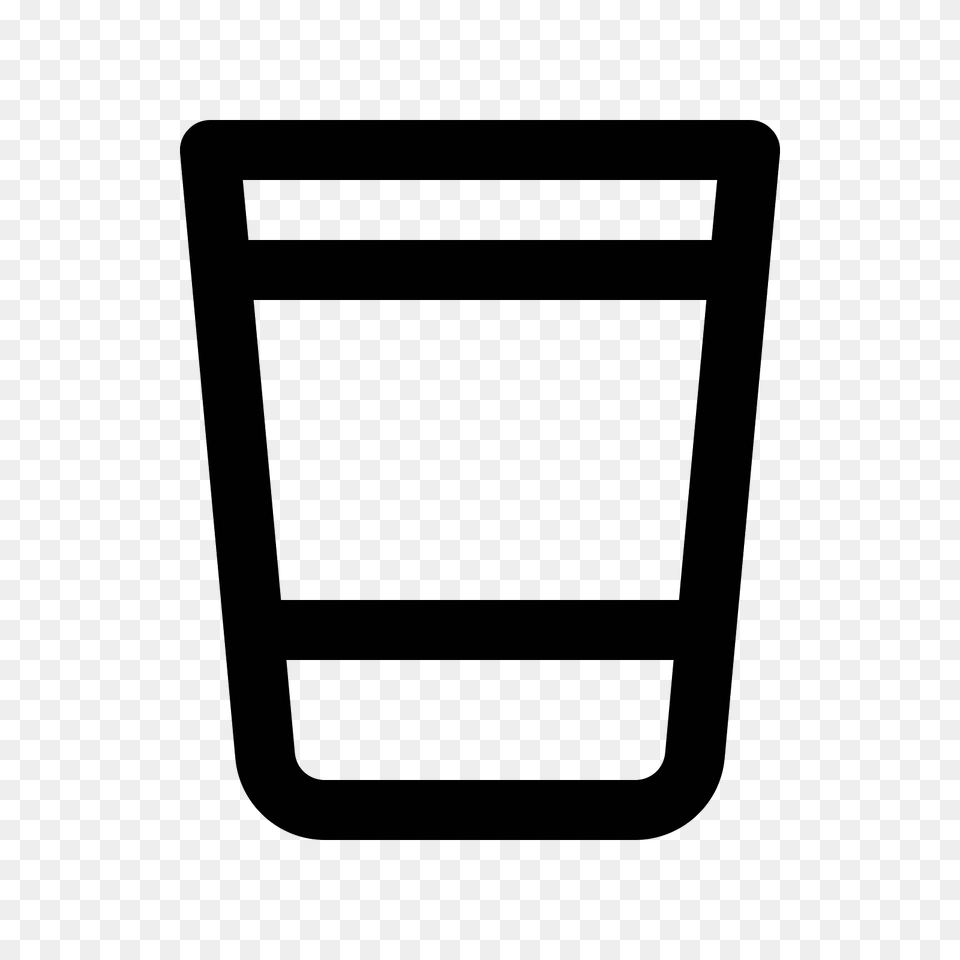 Solo Cup Icon, Gray Free Png