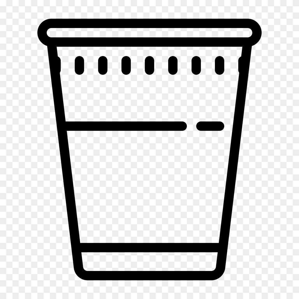 Solo Cup Icon, Gray Free Png