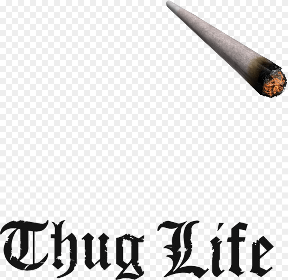 Solo Text Thug Life Cigarette, Smoke Free Transparent Png