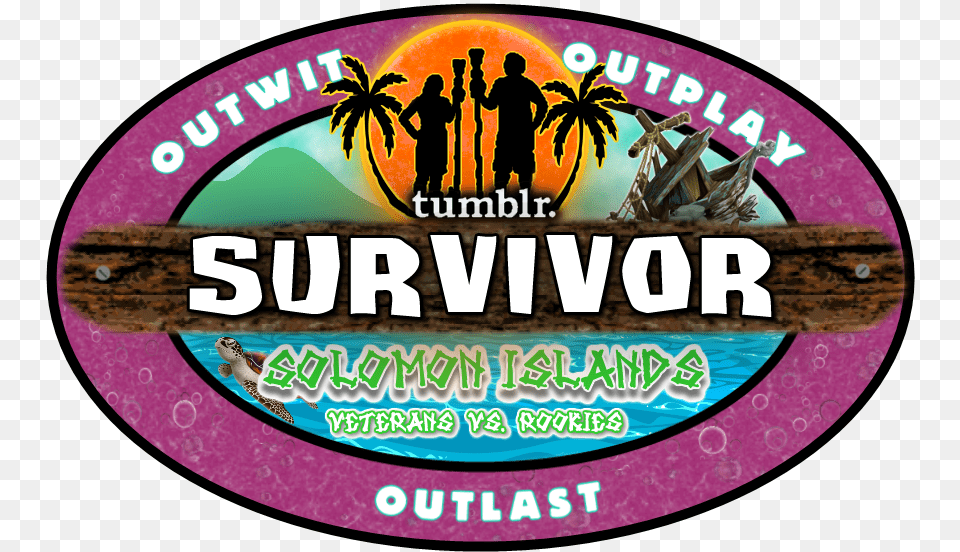 Soloman Islands Logo Survivor, Sticker, Person, Disk Free Png