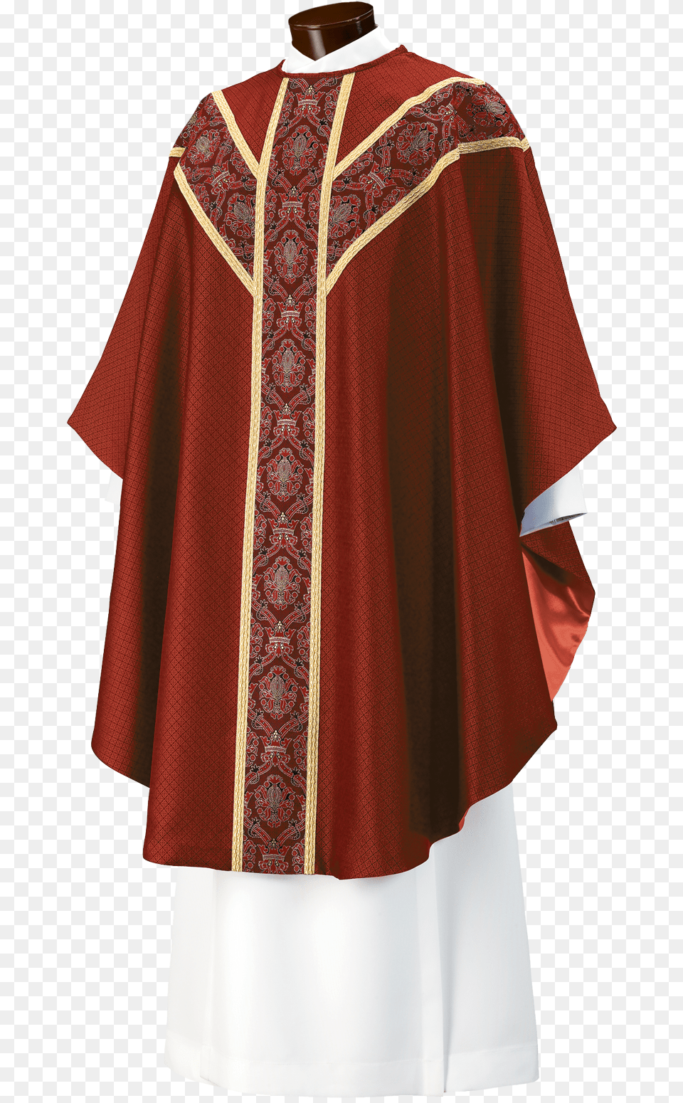 Solomon Chasuble Red Cape, Fashion, Clothing, Coat Free Png Download
