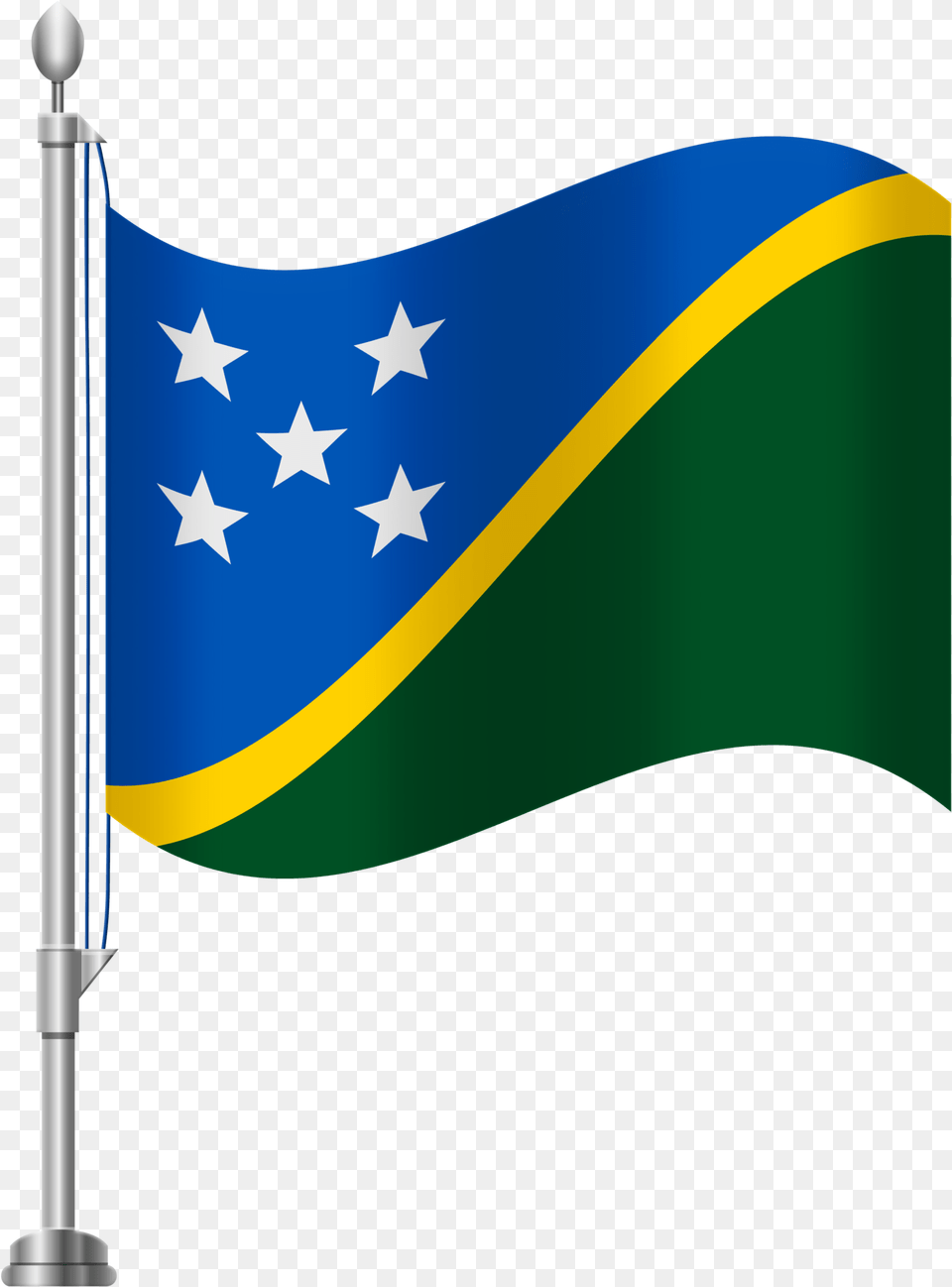 Solomon Islands Flag Clip Art Free Png