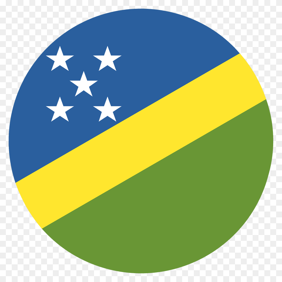 Solomon Islands Flag Emoji Clipart, Sphere, Logo, Symbol Free Png Download