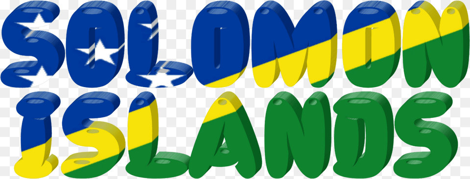 Solomon Islands Lettering With Flag Clipart, Clothing, Flip-flop, Footwear, Text Png Image