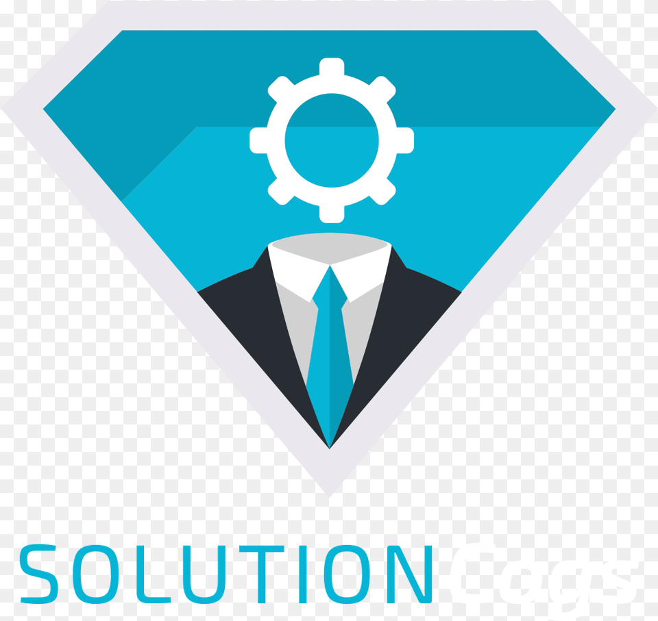 Solution Cogs Emblem, Logo Free Png