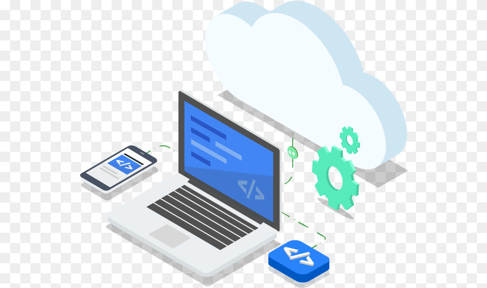 Solve Business Challenges With Google Cloud Ai Platform Notebooks Logo, Computer, Electronics, Laptop, Pc Png Image