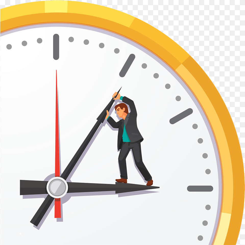 Solve Time And Work Problem, Analog Clock, Clock, Person, Device Free Transparent Png