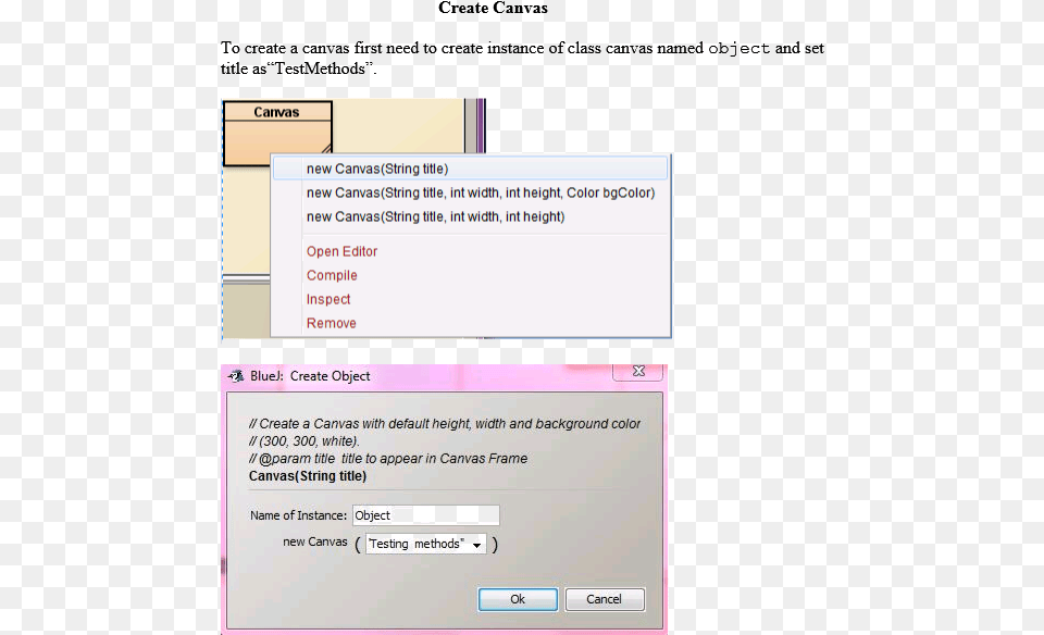 Solved Create A Canvas Using The Canvasu0027s Methods Vertical, File, Page, Text Free Png