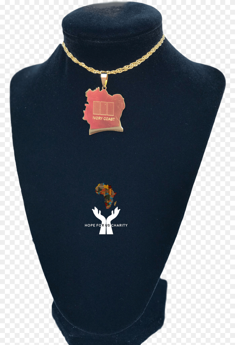 Somalia Necklace U2014 The Hope For Us Charity Gold Chains, Accessories, Pendant, Jewelry, Adult Png