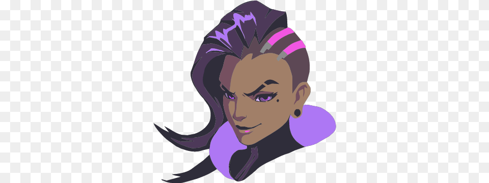 Sombra Quien Sombra, Purple, Person, Jewelry, Earring Free Png