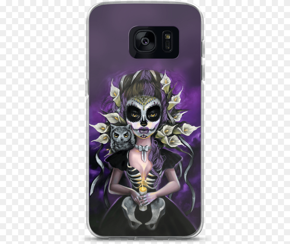 Sombra Samsung Case Kurtis Rykovich Skelinton, Electronics, Phone, Mobile Phone, Person Png