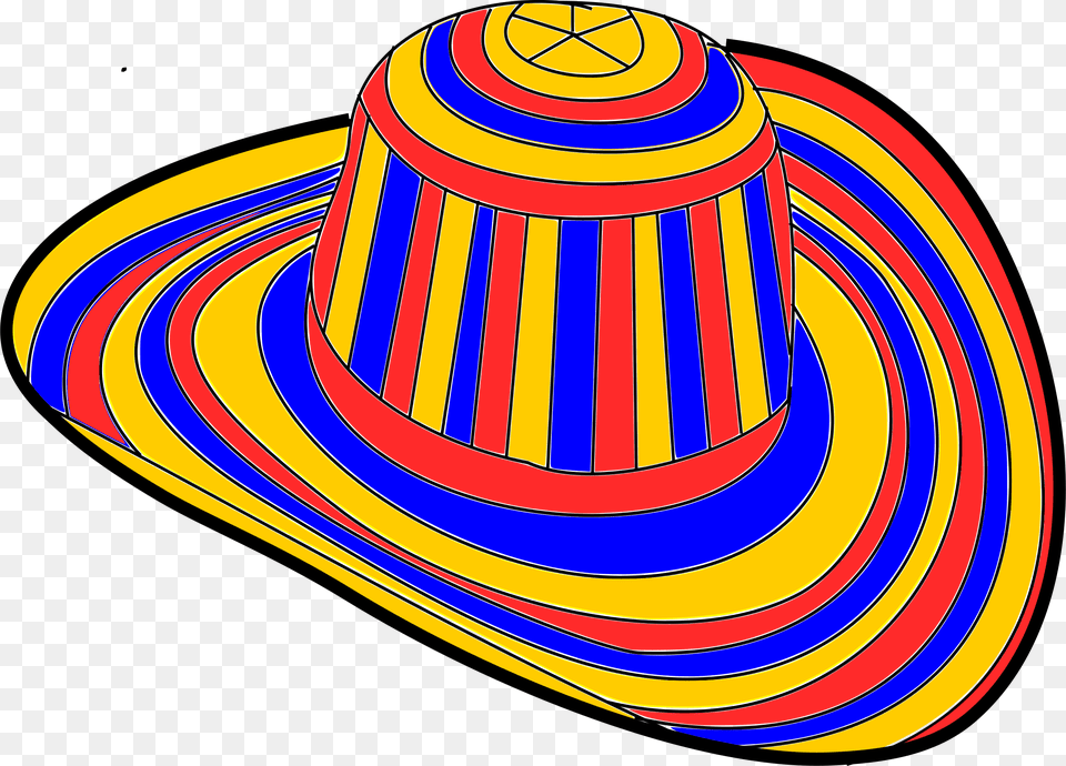 Sombrero Clipart Colombia Sombrero, Clothing, Hat Free Png Download
