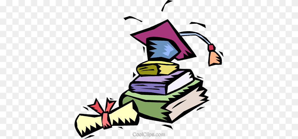 Sombrero De La Graduacin Con Los Libros De Texto Libres 5th Grade, Graduation, People, Person, Bulldozer Free Png Download
