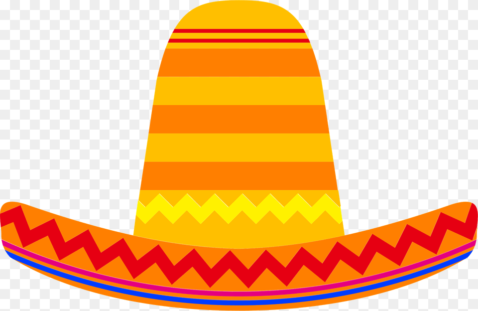 Sombrero Hat Clipart, Clothing Free Png